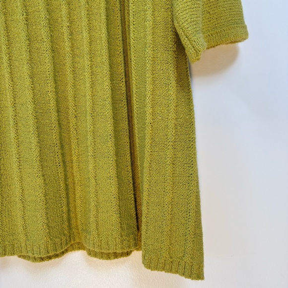 Green Knit Figure Flattering Quiet Luxury Capsule Sweater Top Women’s Plus 18/20 - Picture 6 of 13